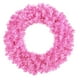 Allstate Sparkling Hot Pink Artificial Christmas Wreath - 36-Inch, Unlit – image 1 sur 1