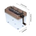 thumbnail image 2 of LEEYNEER Desktop Paper Shredder Manual Document Cutter for Home School Office Black, 2 of 8