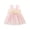 Pink, variant on Zwiiyzr 2025 Toddler Baby Girls Summer Dress Sweety Princess Birthday Party Gown Fly Sleeve Butterfly Tutu Tulle Dress Pink-12 Months