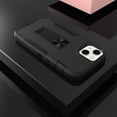 thumbnail image 2 of ELEHOLD Kickstand Rugged Case of iPhone 14 Plus 6.7 inch,Made of Hard PC Plastic + Flexible TPU,with Shockproof Dustproof Lens Protection Folding Hidden Form Bracket Case, Black, 2 of 6