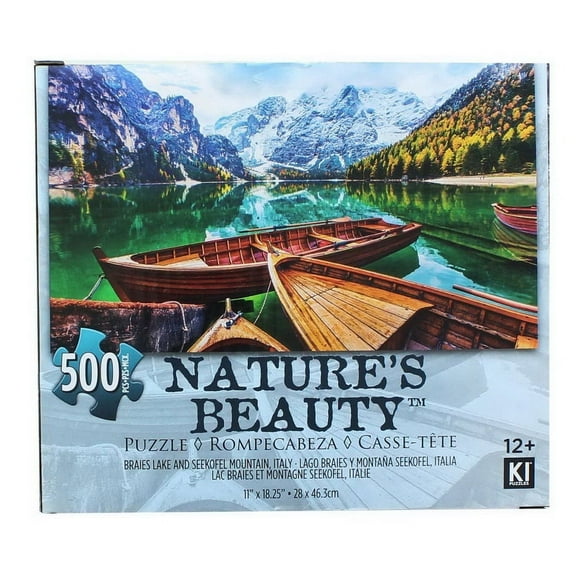 Boats 500 Piece Natures Beauty Jigsaw Puzzle