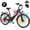Black, variant on ESKUTE Electric Bike for Adults – 1300W Peak Power Ebike, 28MPH Step-Thru E-Bicycle with 840Wh Removable Battery, Up to 70-Mile Range, 26" Tires, 7-Speed Adjustable Stem, white