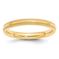 thumbnail image 1 of 14KY 3mm Milgrain Confort Taille de Bande 8 Taille 8, 1 of 2