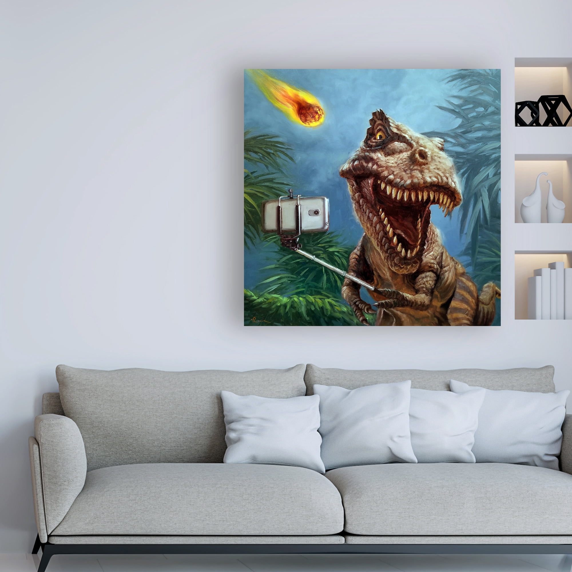 Trademark Fine Art 'Last Selfie' Canvas Art by Lucia Heffernan