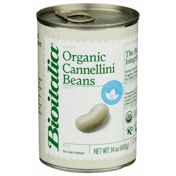 (Pack of 12) Bioitalia Cannellini Beans 14 Oz
