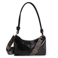 thumbnail image 2 of Women's Crossbody Handbags Ladies PU Leather Satchel Shoulder Tote Hobo Purse with Adjustable Boho Strap, Black, 2 of 10