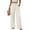 Y7-Beige, variant on Womens Wide Leg Pants High Waisted Smocked Flowy Pants with Pockets Elastic Waist Trousers Summer Boho Lightweight Casual Lounge Clothes,Hot Pink XL