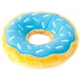 thumbnail image 2 of Donutz Squeaky Plush No-Stuffing Dog Toy, Blueberry, 2 of 8