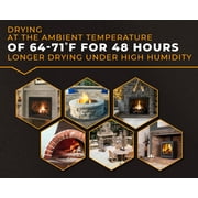 Girtech FireCast Castable Refractory Cement Mix 3110 Degree Fahrenheit 20 Lbs High Temperature Heat Resistant Fireproof Mortar Build Repair Pizza Oven Fire Places Forge Kiln Stove