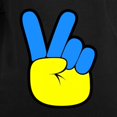 thumbnail image 3 of CafePress - Ukrainian Flag Peace Sign Ukra Long Sleeve T Shirt - Women's Long Sleeve Graphic Tee Casual Fit, 3 of 4