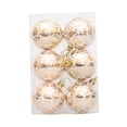 thumbnail image 3 of 6 piezas de adornos de bolas de Navidad perfecl para árboles de Navidad decoración navideña, 3 of 8