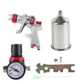 thumbnail image 2 of Pistola Pulverizadora, Práctica Pistola Pulverizadora De Pintura Con Aire, Alimentación Por Gravedad De 1000 De Alto Volumen Duradera Con Regulador Para Automóvil, 2 of 7