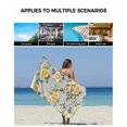 thumbnail image 5 of Yellow Rose Towel Set of 3, Soft Microfiber Bath Towels, Hand Towel, Washcloths, Vintage Country Botanical Floral Vines Quick-Dry Absorbent Towels for Bathroom Kitchen Hotel Beach Gym Spa, 5 of 7