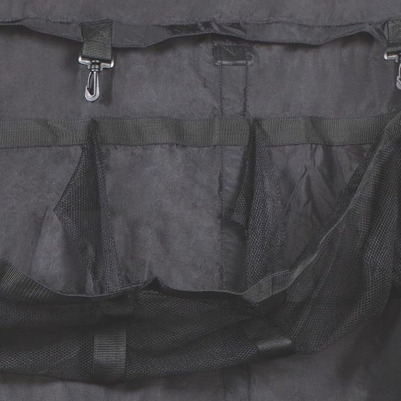 Champion Sports Heavy Duty Nylon Hanging/Folding Team Helmet Bag with Hanging Hooks and Carry Handle - Holds 12 Helmets