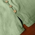 thumbnail image 6 of Men Casual Solid Side Split Pocket Elastic Waist Straight Half Shorts Pants Sport Pants, 6 of 7