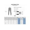 thumbnail image 5 of Gvmfive Men's Side Striped Stitching Check Print Pockets Zipper Skinny Jogger Pants, 5 of 5