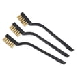 thumbnail image 4 of 3pcs Laiton Ensemble de Brosses Poils Brosse de Nettoyage de Fil à Portée de Main, 4 of 6