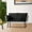 Black, variant on Dextrus Patio Sofa and Loveseat, Boho All-Weather Wicker Rattan Conversation Chairs with Cushions & Lumbar Pillows - Gray