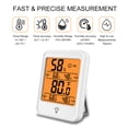 thumbnail image 4 of Digital Hygrometer Thermometer Indoor Temperature and Humidity Gauge Monitor Meter with Large LCD Display for, 4 of 8