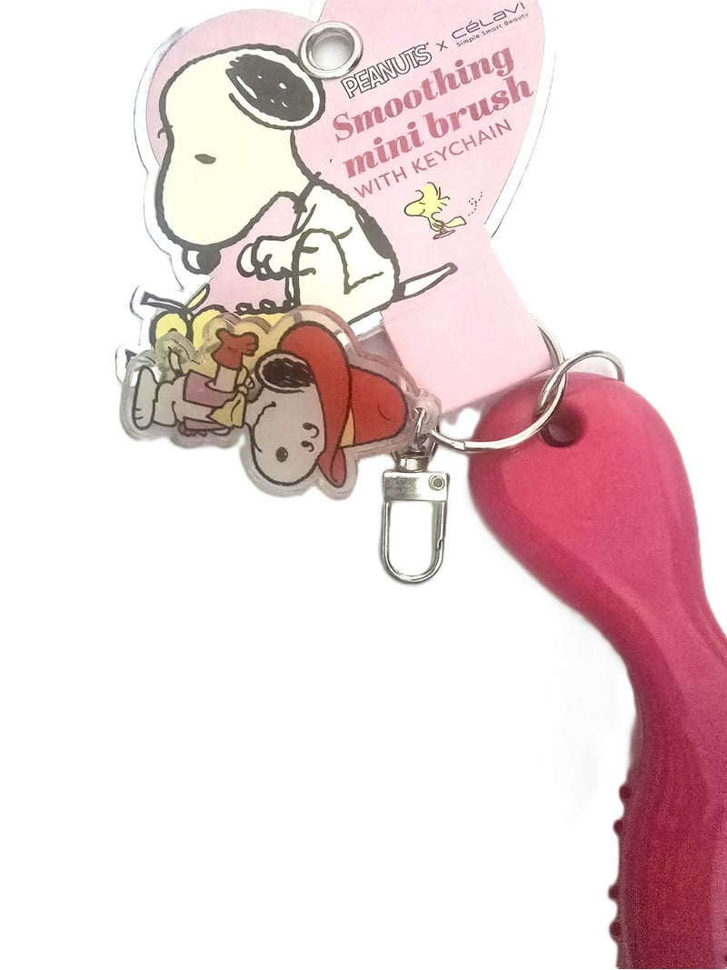 Celavi X Peanuts SNOOPY Smoothing Mini Brush W Keychain - Walmart.com