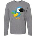 thumbnail image 3 of Inktastic Tropical Parrot, Colorful Parrot, Tropical Bird Long Sleeve T-Shirt, 3 of 5