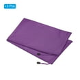 thumbnail image 3 of Unique Bargains Waterproof Zipper File Bags, A4 Document Holders for Office, Purple 3 Pack, 3 of 6