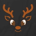 thumbnail image 2 of Reindeer T-Shirt | White Tee Gift, 2 of 5