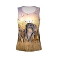 thumbnail image 3 of Picia Vintage Wildlife Protection Pattern Women's Workout Tank Top,Breathable Activewear,Slim Fit Athletic Top,Versatile Workout Moisture-wicking top-XX-Large, 3 of 9