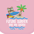 thumbnail image 4 of Inktastic Surfing Future Surfer Like Daddy Boys or Girls Baby Bib, 4 of 4