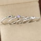 thumbnail image 1 of 4 pcs Shiny Zircon Inlaid Finger Ring - 14K Gold Plated Alloy Ring for Women, 1 of 4