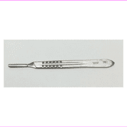 Scalpel Handle #4, Stainless Steal