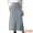 Grey, variant on DARING DIVA Women's Sweater A Line Elastic High Waist Stretchy Midi Skirt XL Apricot