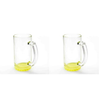 Sublimation 12oz/360ml Glass Mug w/ Light Green Handle (Clear) - BestSub -  Sublimation Blanks,Sublimation Mugs,Heat Press,LaserBox,Engraving  Blanks,UV&DTF Printing