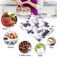thumbnail image 4 of High Precision Digital Kitchen Scale Tempered Glass Food Scale Multifunction Scale Small Kitchen Appliances Lavender-colored Butterfly Pattern, 4 of 7