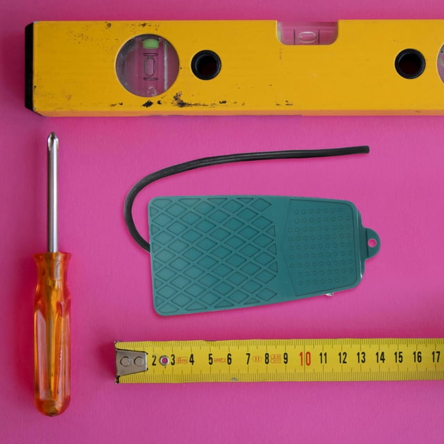 Raindrops Plastic Footswitch Control Part Self Locking Foot Pedal for Industrial Equipment
