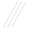 thumbnail image 1 of Uxcell 4mmx350mm Tige Ronde en Acier Inoxydable 304 pour Bricolage Argent - 3 Pcs, 1 of 4