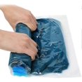thumbnail image 1 of Travel Vacuum Bags For Rolling By Hand 8 Pieces | Vacuum Storage Bags For Travel, Clothes, 1 of 5