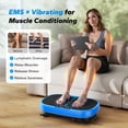 thumbnail image 6 of MERACH Vibration Plate Exercise Machine for Lymphatic Drainage, Muscle Conditioning, 6 of 7