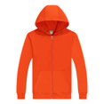 thumbnail image 1 of WEAIXIMIUNG Maternity Shirts Summer Cute Solid Color Pure Lined Hoodie with Zipper Pullover Sweatshirt, 1 of 3
