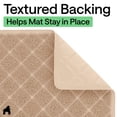 thumbnail image 5 of GORILLA GRIP Cat Litter Box Mat, Water Resistant Kitty Litter Trapping Mat, Textured Backing, Easy to Clean, Less Waste and Clean Floors, Kitten Supplies for Indoor Cats, Soft on Paws, 24x17 Beige, 5 of 10