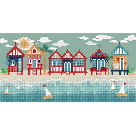 UPC: 4895225915118 | DIAMOND DOTZ® Seaside Days Diamond Painting Kit