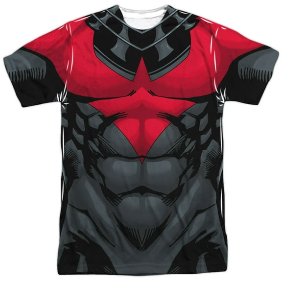 Batman - Nightwing Red Uniform - Short Sleeve Shirt - Large