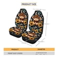 thumbnail image 2 of FOR U DESIGNS Highland Cattle Sunflower Pattern 2 Pcs Car Seat Cover Lightweight Truck Seat Protectors Elastic Auto Accessories Car Front Seats Only Fit Sedan Truck SUV, 2 of 7