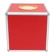 thumbnail image 1 of Urna para boletas, urna para lotería, suministros para rifa, cuadrada, multifuncional, roja, para la comunidad, para guardar boletos, caja para juegos 20 centímetros, 1 of 10