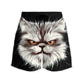 thumbnail image 4 of BRGZLK Mens Beach Shorts Summer Drawstring Waist Funny Print Summer Swim Trunks Novelty Beachwear Sports Vacation Shorts with Pockets, 4 of 6