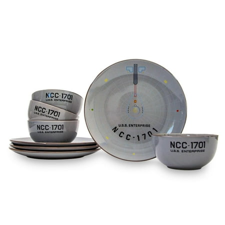 

Star Trek: The Original Series NCC-1701 Series 8-Piece Ceramic Dinnerware Set