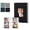 Black, variant on 300 Pockets 4x6 Photo Album, Front Window, Acid-Free Pages