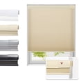 thumbnail image 1 of Tonature Cortinas para Ventanas Sin Taladro 48x163 cm Beige, 1 of 8