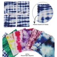 thumbnail image 3 of Soimoi Tie Dye Print&nbsp;Precut 5-inch Cotton&nbsp;Fabric&nbsp;Quilting&nbsp;Squares&nbsp;Charm Pack DIY Patchwork Sewing Craft 01-Blue, 3 of 7