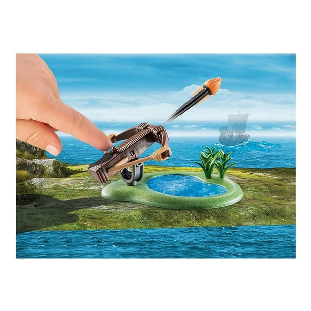 Set Playmobil Colmillo y Patán Mocoso 33 Piezas Bodega Aurrera